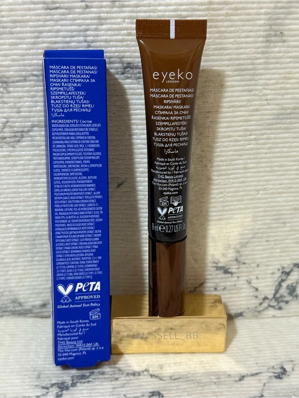 Eyeko London Lash Alert Lift & Curl Brown Mascara Full Size